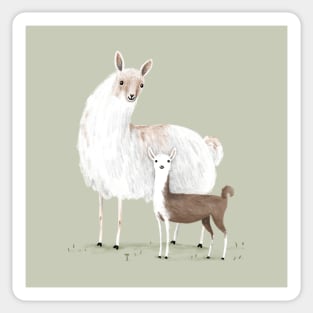 Llama Mama Sticker